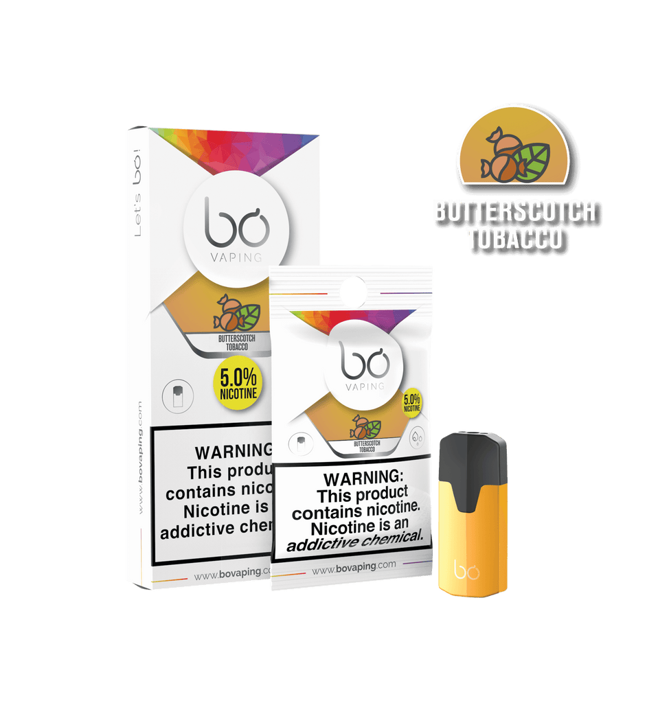 BO Vaping Butterscotch Vape Pods Mom s Cigars